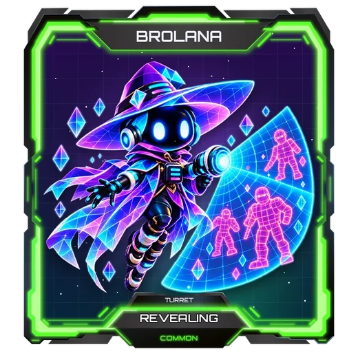 Brolana Revealing turret card, Common