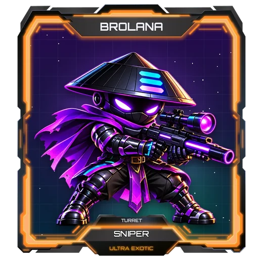 Brolana Sniper turret card, Ultra Exotic