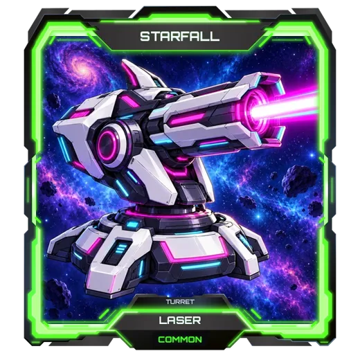 Laser turret card, Common