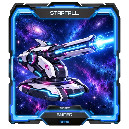 Sniper turret card, Rare