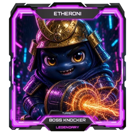 Etheroni Boss Knocker turret card, Legendary